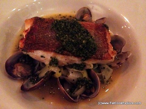 Pan fried fish