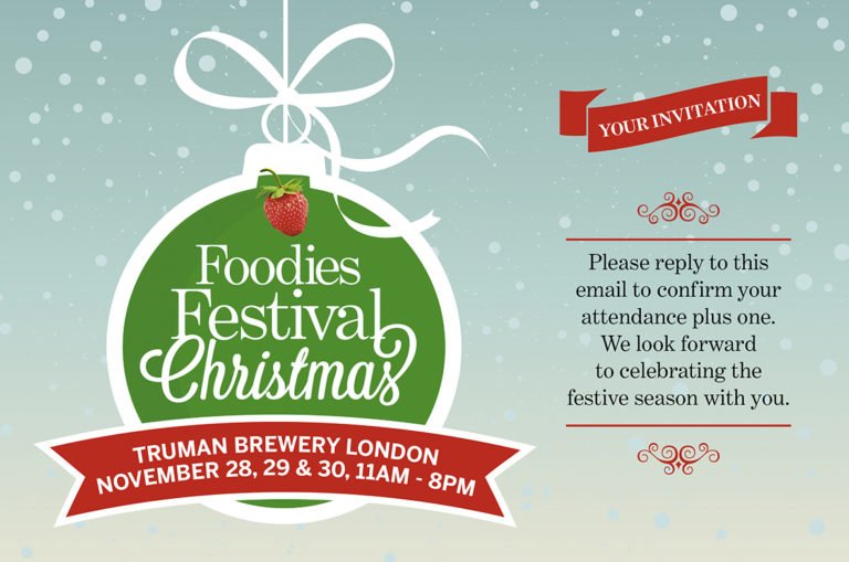 Win Two Tickets to the Foodies Festival Christmas at Truman Brewery