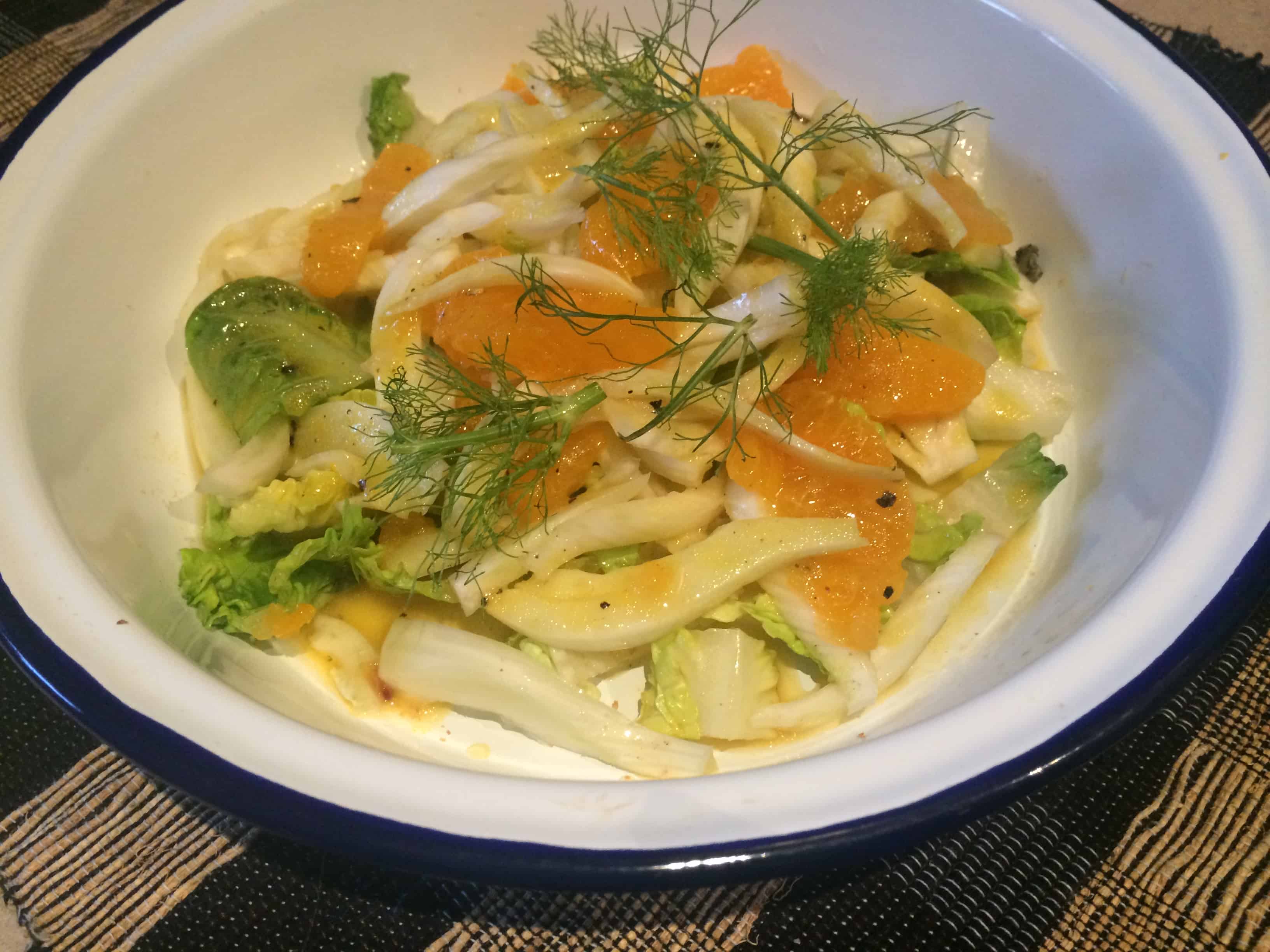 Fennel and Orange Salad with Honey Mustard Vinaigrette