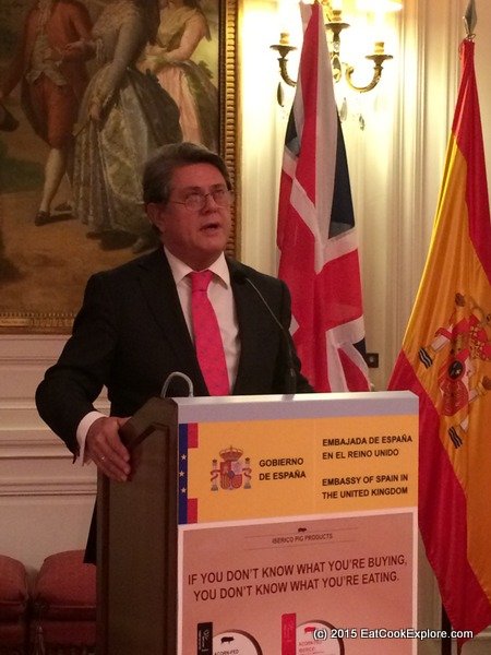 Iberico ham event The Spanish Ambassador