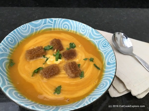 Chestnut and Butternut Squash Soup