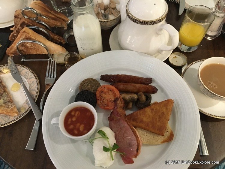 Culloden Hotel Full Irish Breakfast