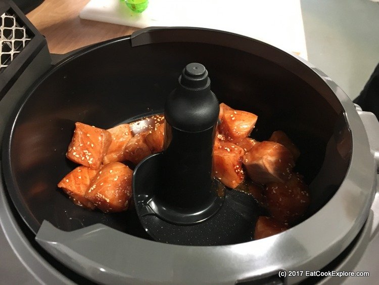 Cooking Salmon in the Tefal Actifry