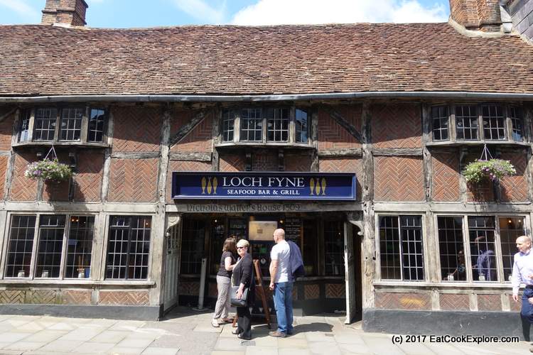 Shown here because it is housed in this original timber framed building 