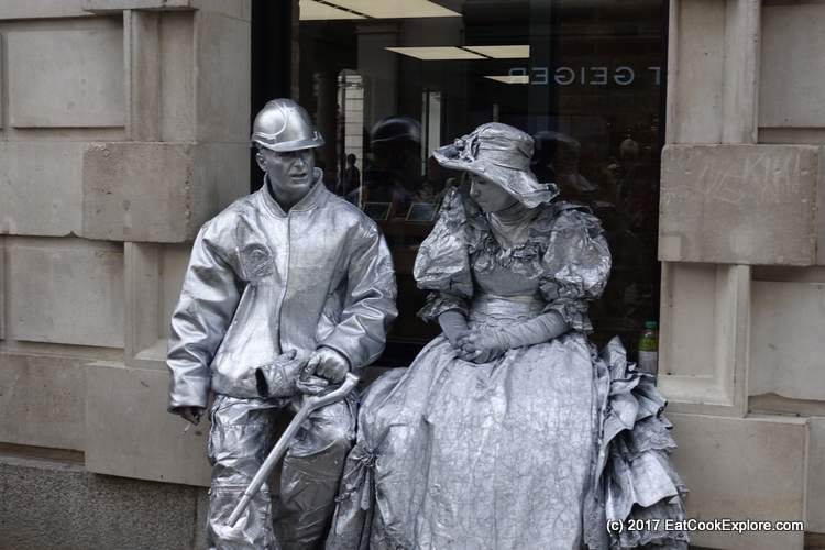 Covent Garden London Human Statues
