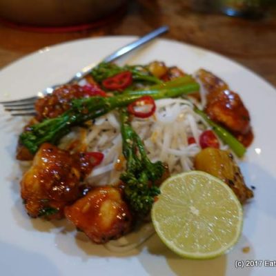 Honey Sriracha chicken