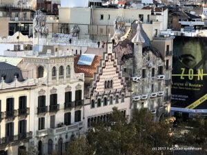 Barcelona View of Casa Battila