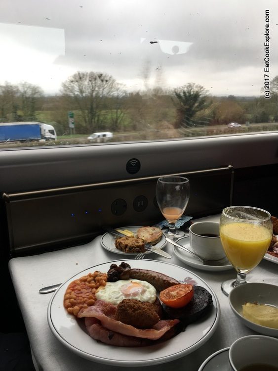 The Great Westerner Breakfast in the Pullman Dining cars