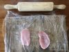 Japanese Pork shogayaki, beat pork to tenderise and make thinner