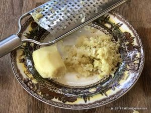 Japanese Gigner Pork shogayaki Grate ginger