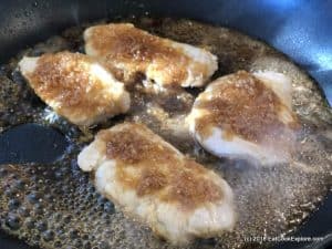 Japanese Pork shogayaki Add marinade
