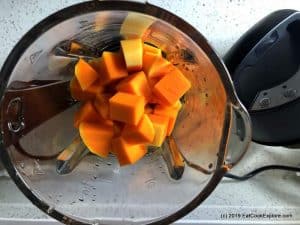 Butternut squash and carrot soup