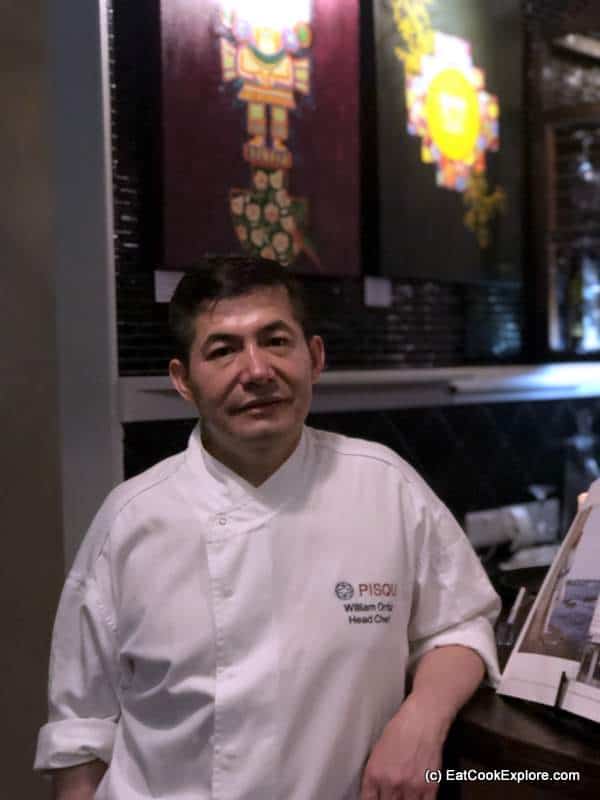 Pisqu Peruvian Chef William Ortiz