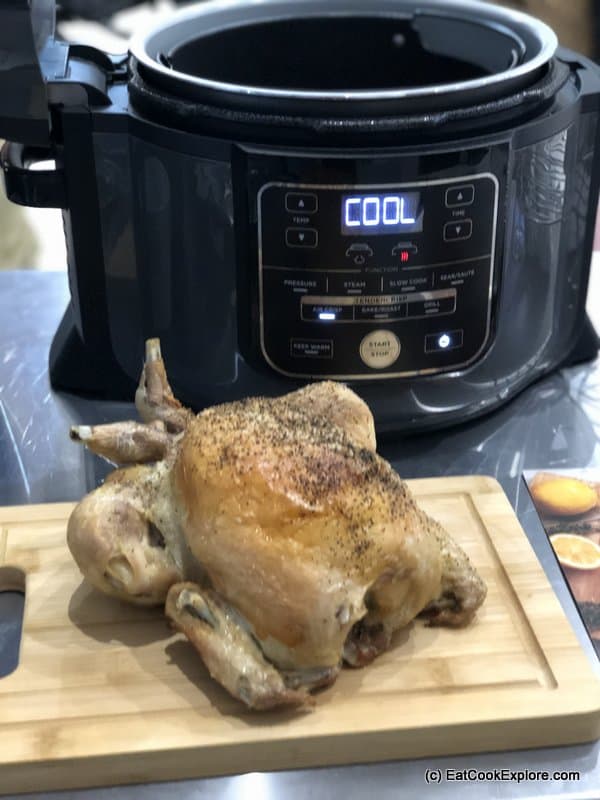 How to use the Ninja Foodi Multi Cooker to roasted chicken