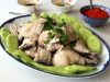 Hainanese Chicken Rice served family style