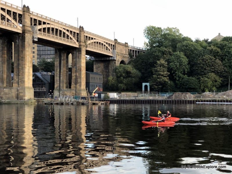Newcastle Tyne Bridge Kayaking on the River Tyne 