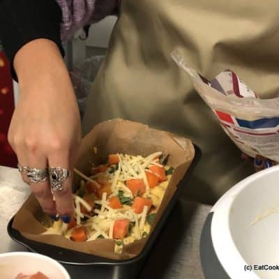 Christmas leftover vegetarian cornbread