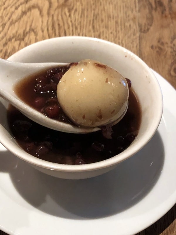 Bugis Street Red bean soup with mochi