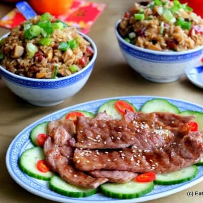 Gunma Joshu Wagyu Beef and Stir Fried Glutinous Rice Loh Mai Fan