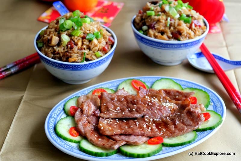 Gunma Joshu Wagyu Beef and Stir Fried Glutinous Rice Loh Mai Fan