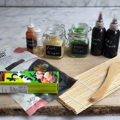 Make Sushi at home ingredients