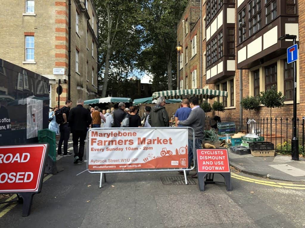 Marylebone Farmers market