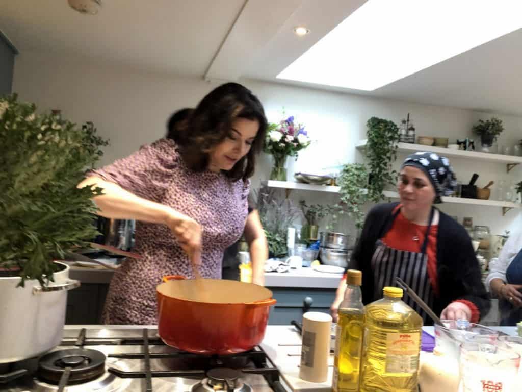 Nigella in a domestic kitchen