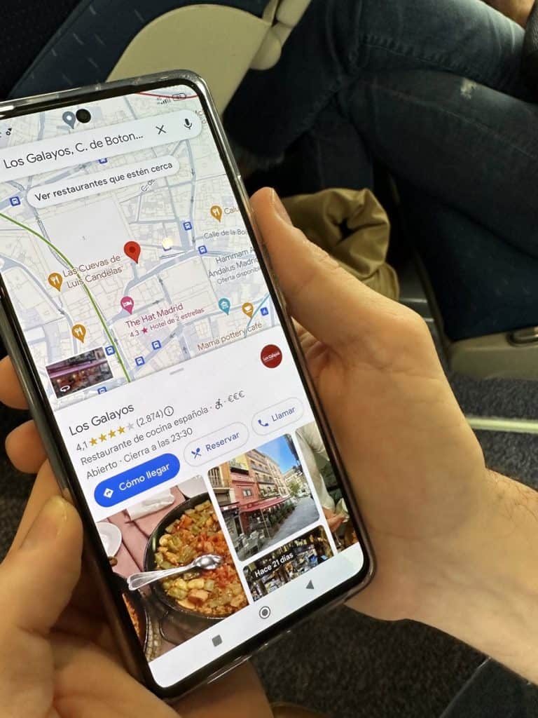 The Essential Digital Toolkit for the Gastronomy Traveller 2 Finding restaurants on google maps