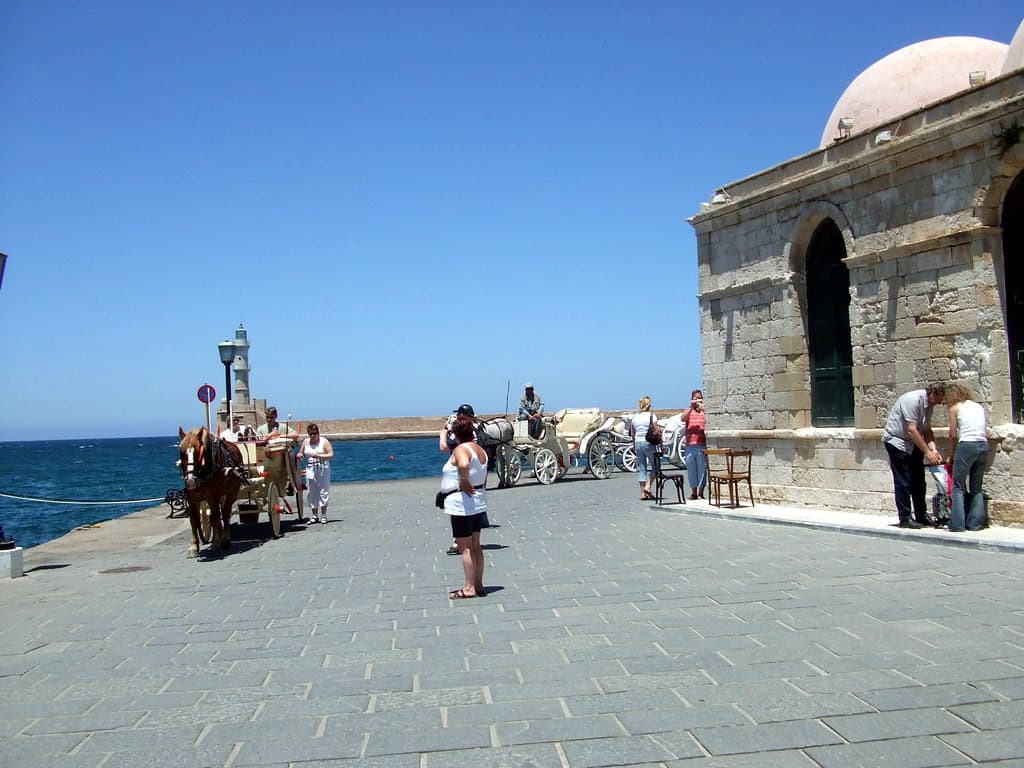 Horse drawn carts Chania